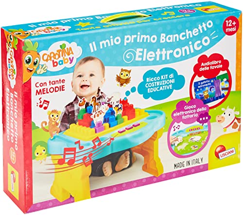 Lisciani Games 76628 Babyspielzeug Karotte Baby Elektronisches Bankett Lernkonsole von Liscianigiochi