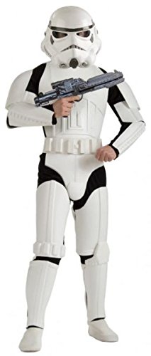 Unbekannt Lizenziertes Stormtrooper Kostüm – Erwachsene Deluxe XL für Männer, Star Wars Fans von Unbekannt