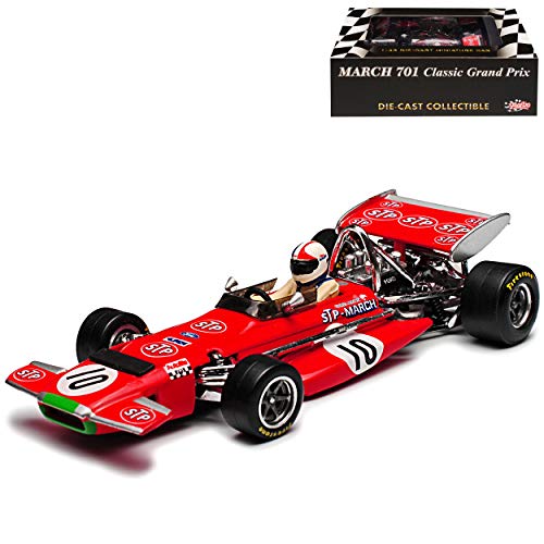 Unbekannt March 701 C. Amon 2. Belgien 1970 GP Formel 1 1/43 Quartzo Sun Star Modell Auto von Unbekannt