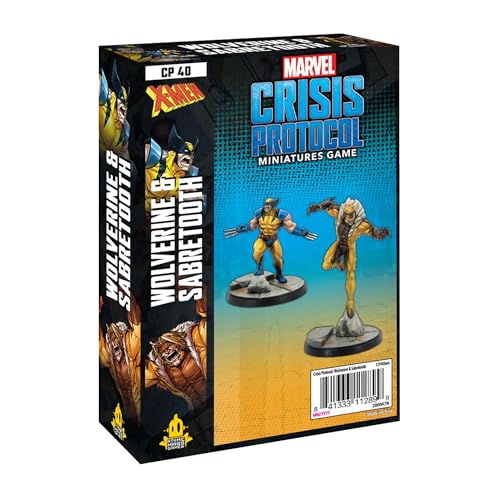 Atomic Mass Games - Marvel Crisis Protocol: Character Pack: Wolverine and Sabretooth - Miniature Game von Atomic Mass Games