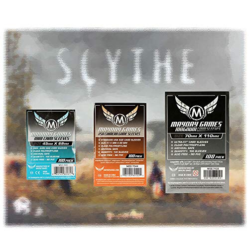 Unbekannt MayDay Premium Card Game Sleeves - Kartenschutzhüllen 7035 + 7044 + 7103 Vorteilspack für Scythe von Unbekannt