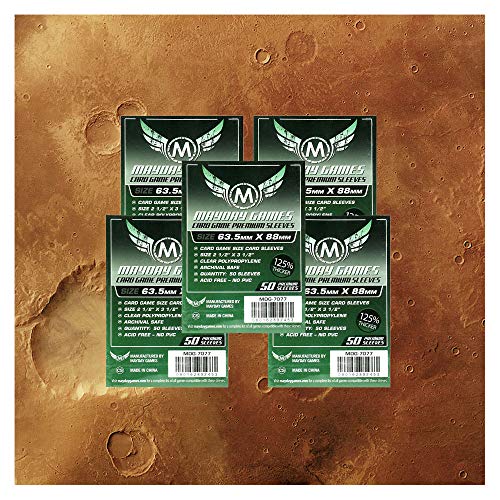 Unbekannt MayDay Premium Card Game Sleeves - Kartenschutzhüllen Vorteilspack 7077 für Terraforming Mars von Unbekannt