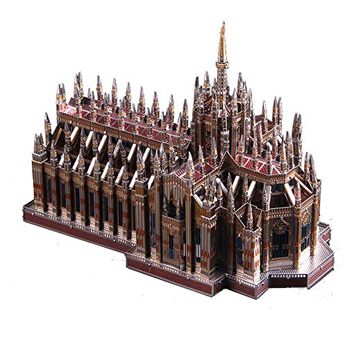 Unbekannt Microworld 3D Metall Puzzle Mailänder Dom Milan Cathedral Model Kits J045 DIY 3D Laserschnitt Modell-Bausatz Spielzeug von Unbekannt