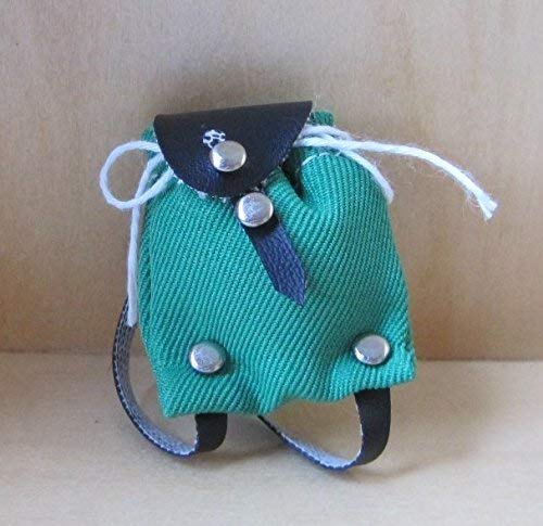 Unbekannt Mini Rucksack versch. Farben Puppenhaus Dekoration Miniaturen 1:12 (Gruen) von Unbekannt