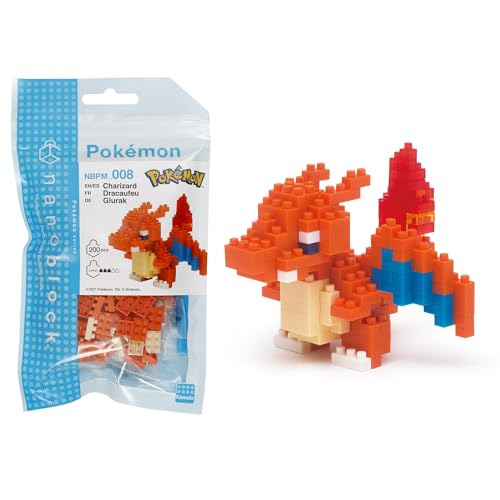 nanoblock NBPM008 Pokemon Charizard, Colourful von Pokémon