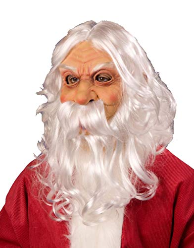 Unbekannt Nikolausmaske Weihnachtsmannmaske aus Latex von Unbekannt