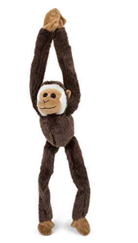 Unbekannt Plüschtier AFFE Affen Gibbon Dunkelbraun, Stofftier 54cm Kuscheltier Hängeaffe von Unbekannt