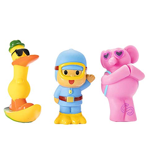 Unbekannt TO77200 Pocoyo Wasserfest (Packung mit 3 Badfiguren), No Color von Unbekannt