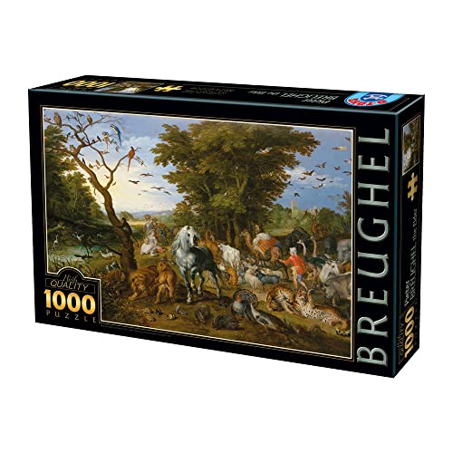 Unbekannt 75253 D-Toys Puzzle 1000 Teile Brueghel Pieter Noah's Ark, Multicolored von Unbekannt