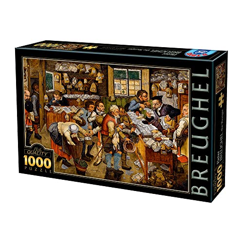 Unbekannt 74942-BR06 D-Toys Puzzle 1000 Teile Brueghel Pieter der Jüngere Bezahlung des Zehnten, 1617-1622 von Unbekannt
