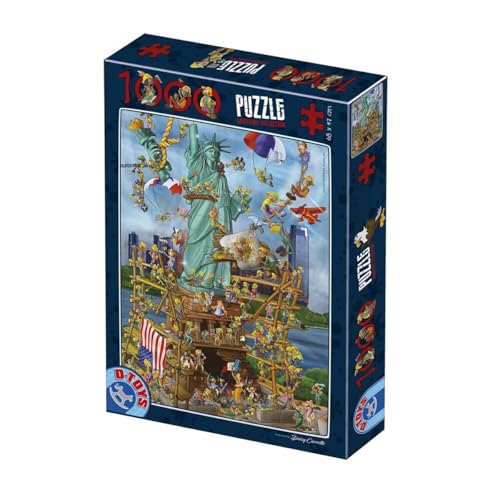 Unbekannt 74706-CC13 D-Toys Puzzle 1000 Teile-Cartoon Collection-New York von Unbekannt