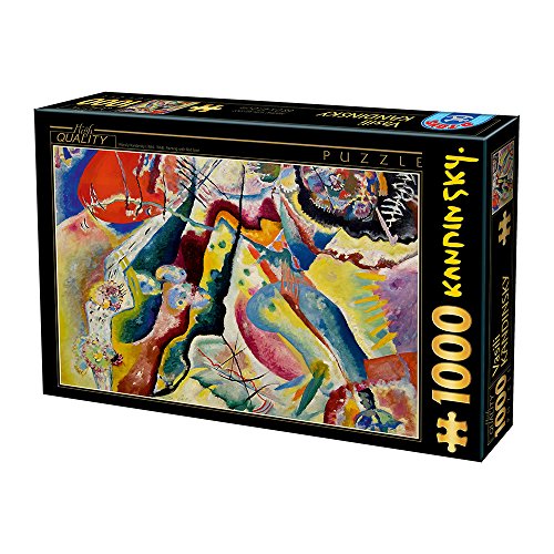 Unbekannt KA02 Puzzle 1000 Teile - Kandinsky Vassily: Painting with Red Spot von Unbekannt