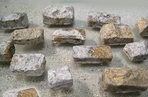 menta-modellbau Rechteckige Ruinenbausteine Troja, 80 Stck von menta-modellbau