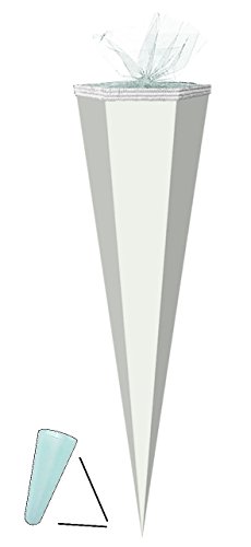 alles-meine.de GmbH Schultüte Rohling - Weiß - 70 cm/Tüllabschluß - Zuckertüte - zum Basteln, Bemalen und Bekleben Bastelschultüte alles-meine.de GmbH Schultüte Rohling - Weiß - 70 cm/Tüllabschluß - Zuckertüte - zum Basteln, Bemalen und Bekleben Bastelschultüte von alles-meine.de GmbH