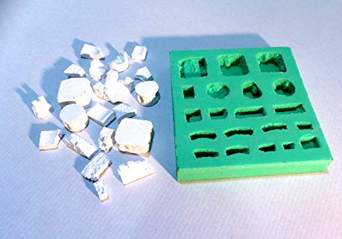 menta-modellbau Silikonform, Zusatz für Burgruine Falknersberg, Spur N von menta-modellbau