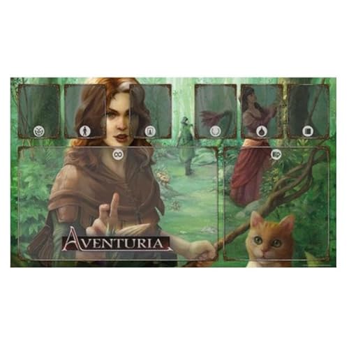 Unbekannt Spielmatte: Bornische Katzenhexe - Erweiterung für: Aventuria (DE), 59 x 36 cm von Ulisses Spiele