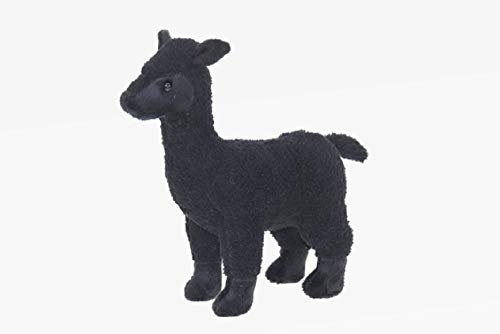 Cornelißen Stofftier Alpaka 21 cm, schwarz, Kuscheltier Plüschtier, Lama von Cornelißen