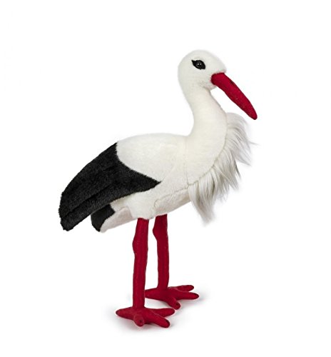 Trigon Stofftier Storch 33cm, Kuscheltier Plüschtier Vogel Geburt Taufe Störche von Trigon