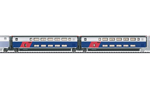 Unbekannt TRIX H0 T23487 Ergänzungswagen-Set 1 zum TGV Euroduplex der SNCF Set 1 von Unbekannt