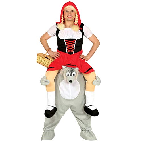 Unbekannt Trag Mich Huckepack Kostüm Wolf Einhgr. Carry me Kostüme Rotkäppchen Märchen von Unbekannt