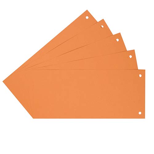 Unbekannt Trennstreifen, 240 x 105 mm, 100 STK., orange - Trennblätter Aktenfahnen von Unbekannt