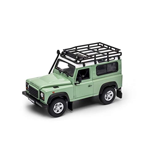 Unbekannt Welly 22498 kompatibel mit Land Rover Defender grün/Weiss Maßstab 1:24 Modellauto von Unbekannt