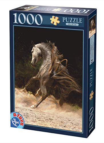 Unbekannt 70395-PH03 D-Toys Pieces Puzzle 1000 Wildes Pferd, Multicolor von Unbekannt