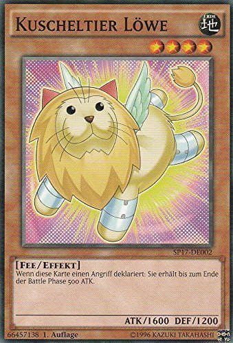 Unbekannt Yu-GI-OH SP17-DE002 Kuscheltier Löwe1. Auflage Starfoli von Unbekannt