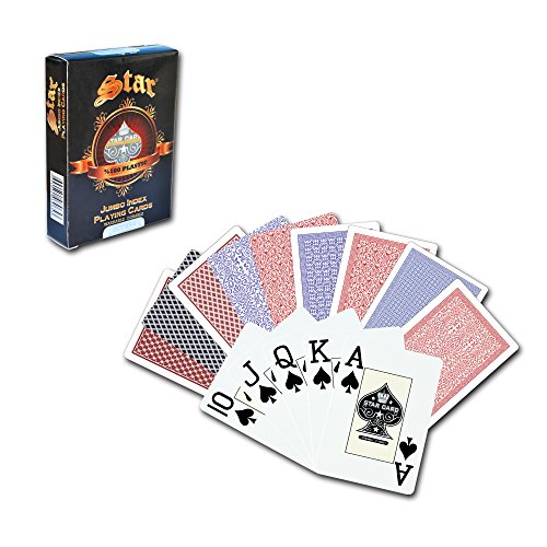 Staroyun staroyun1030646 Kunststoff Star Black Jack Game Card von Staroyun