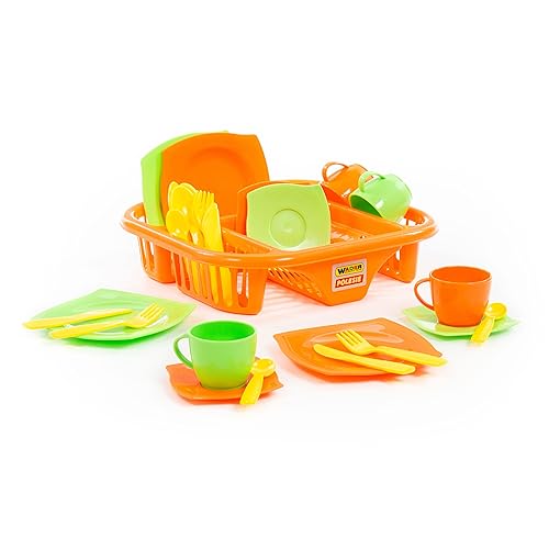 WADER 29 tlg Abtropfgestell Speiseservice Service Puppenservice WADER 29 tlg Abtropfgestell Speiseservice Service Puppenservice von Wader Quality Toys