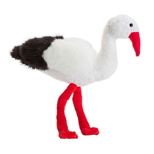 WWF 00341 - Plüschtier Storch, lebensecht gestalteter Kuscheltier-Anhänger, ca. 23 cm groß, wunderbar weich und kuschelig, Handwäsche möglich von WWF