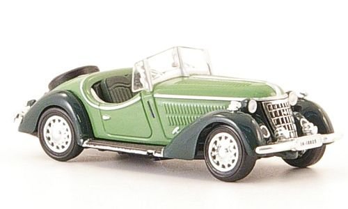 Wanderer W25K Roadster, grün/dkl.-grün , 1936, Modellauto, Fertigmodell, Ricko 1:87 von Unbekannt