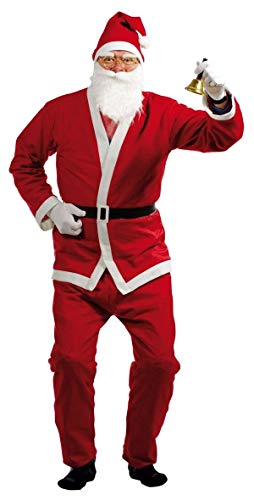 Weihnachtsmann Kostüm für Erwachsene Taille Unique von Unbekannt