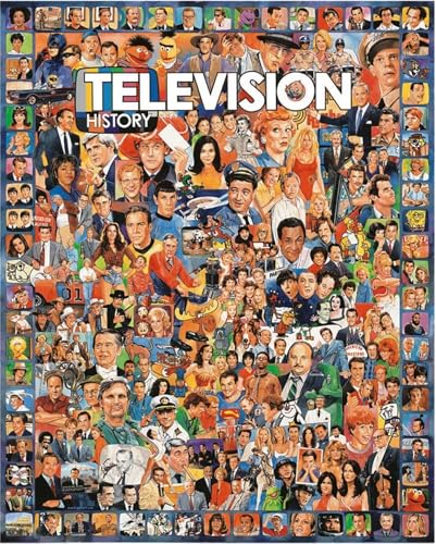 White Mountain 270 Television History Puzzle, 1000 Teile, 1 EA von White Mountain