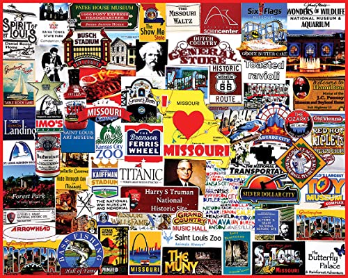White Mountain - I Love Missouri Puzzle, 1000 Teile Puzzle, Gateway Arch, Kansas City Zoo White Mountain - I Love Missouri Puzzle, 1000 Teile Puzzle, Gateway Arch, Kansas City Zoo von Unbekannt