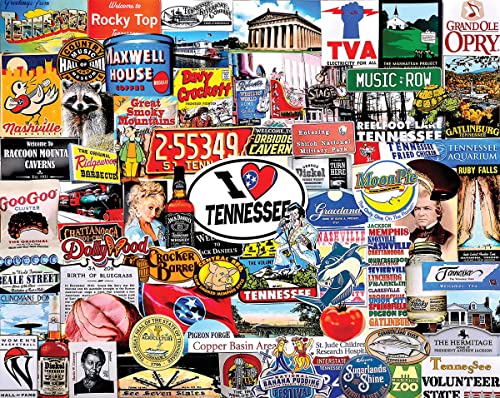 White Mountain I Love Tennessee - 1000 Piece Jigsaw Puzzle von White Mountain