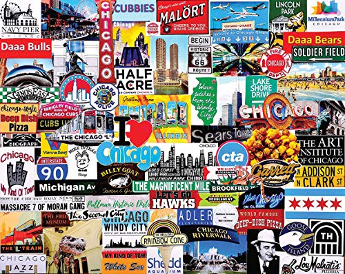 White Mountain I Love Chicago - 1000 Piece Jigsaw Puzzle White Mountain I Love Chicago - 1000 Piece Jigsaw Puzzle von White Mountain