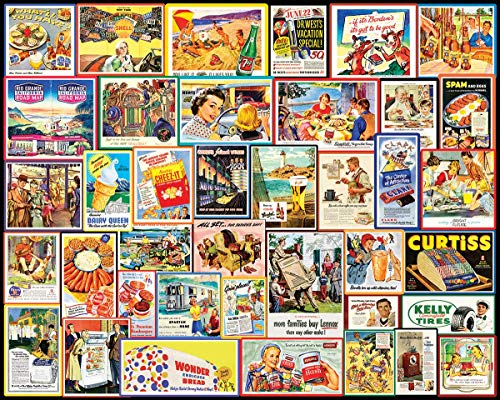 White Mountain Puzzles Great Old Ads - 1000 Piece Jigsaw Puzzle von White Mountain