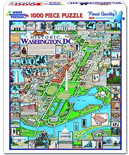 White Mountain Puzzles Jigsaw Puzzle 1000 Pieces 24"X30"-Washington DC von White Mountain
