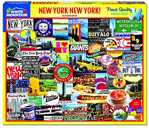 White Mountain Puzzles New York New York! - 1000 Piece Jigsaw Puzzle von White Mountain
