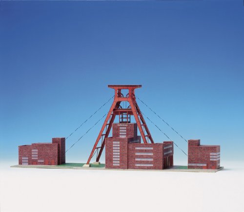 Karton Modellbausatz Zeche Zollverein Essen von Schreiber-Bogen