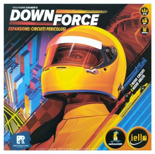 IELLO IEL51555 Downforce: Danger Circuit Expansion Board Game, Multicolor von IELLO