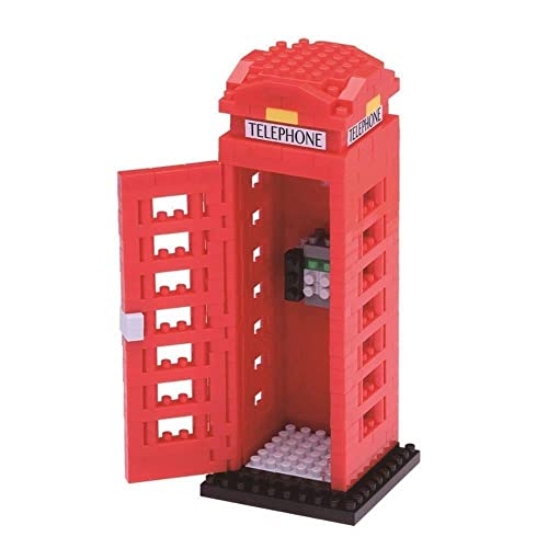 nanoblock NAN-NBH125 London Telephone Box Toy, Multicolor von nanoblock