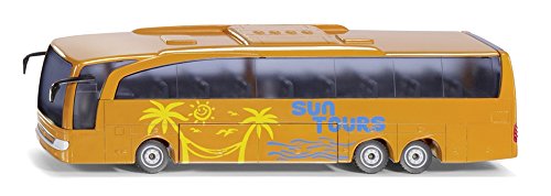 siku 3738, Mercedes-Benz Travego Reisebus, 1:50, Metall/Kunststoff, Orange, Öffenbare Türen und Klappe von Unbekannt