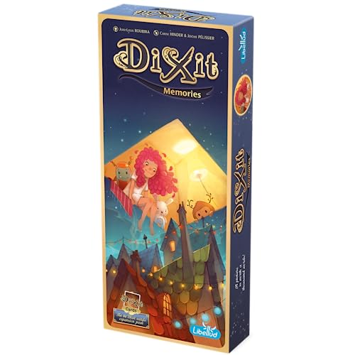 Asmodee Libellud Dixit Memories Erweiterung, Fantasie- und Kreativitätsspiel, mehrfach ausgezeichnet, ab 6 Jahren, 3 bis 8 Spieler, 30 Minuten pro Spiel, mehrsprachig (inklusive Spanisch) von Asmodee