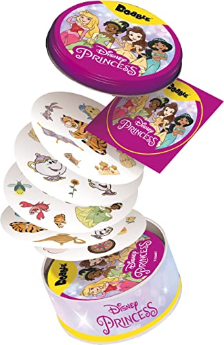 Asmodee Dobble Disney Princess Kartenspiel, ab 4 Jahren, für 2 bis 5 Spieler, Spielzeit von 10 Minuten von Asmodee
