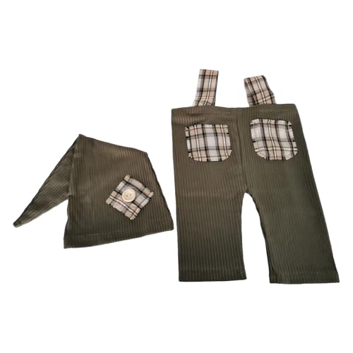 UncleS Kleinkindfotografie Requisiten Neugeborene Kinderfotografie Kostümhut & Overalls Outfit Fotoshooting Babyzubehör Niedliche Baby Fotoshooting Outfits von UncleS