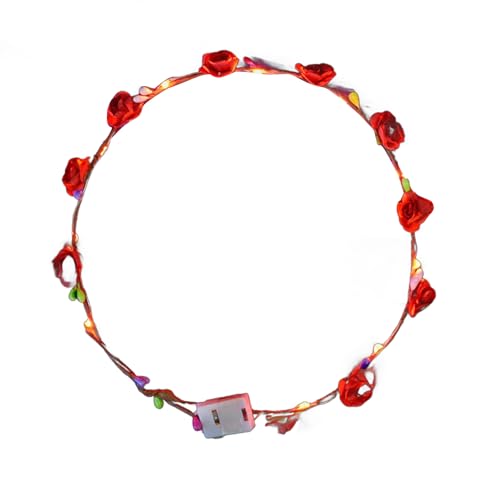 UncleS Packung Von 10 LED Licht Up Blumenkronen Stirnbändern Schimmernde Blumenstirnbänder Zubehör Für Besondere Veranstaltungen Und Lustige LED Kronen UncleS Packung Von 10 LED Licht Up Blumenkronen Stirnbändern Schimmernde Blumenstirnbänder Zubehör Für Besondere Veranstaltungen Und Lustige LED Kronen von UncleS