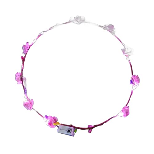 UncleS Packung Von 10 LED Licht Up Blumenkronen Stirnbändern Schimmernde Blumenstirnbänder Zubehör Für Besondere Veranstaltungen Und Lustige LED Kronen UncleS Packung Von 10 LED Licht Up Blumenkronen Stirnbändern Schimmernde Blumenstirnbänder Zubehör Für Besondere Veranstaltungen Und Lustige LED Kronen von UncleS