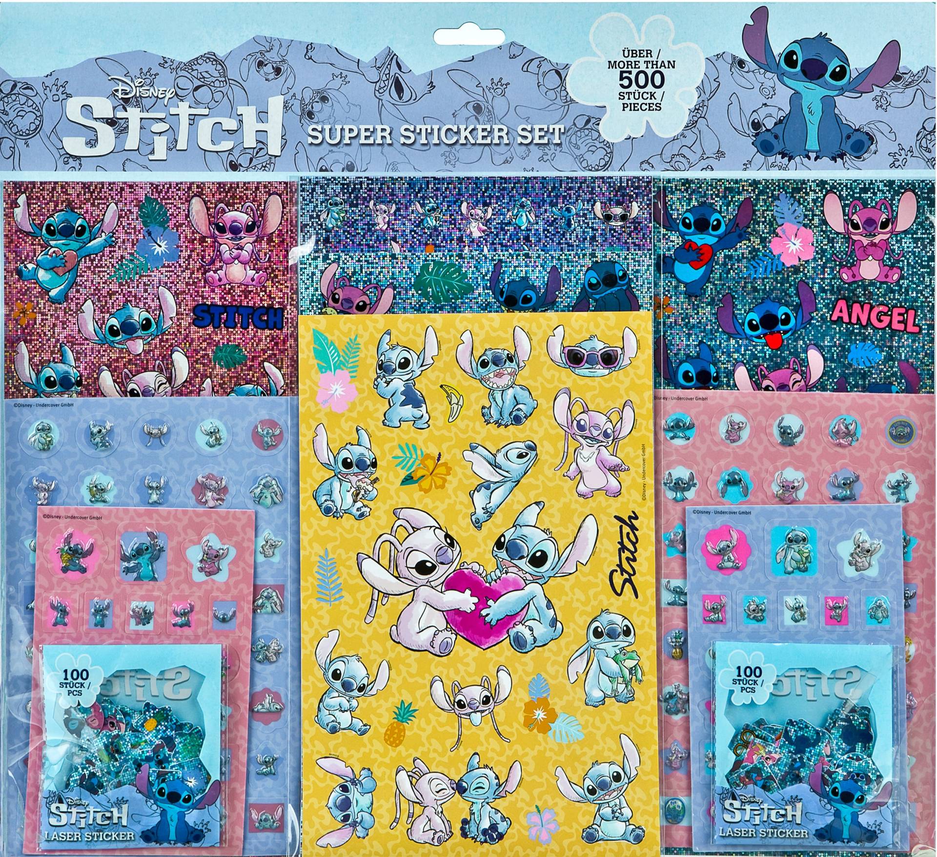 Disney Stitch Super Aufkleber 500 Stück Disney Stitch Super Aufkleber 500 Stück von UnderCover